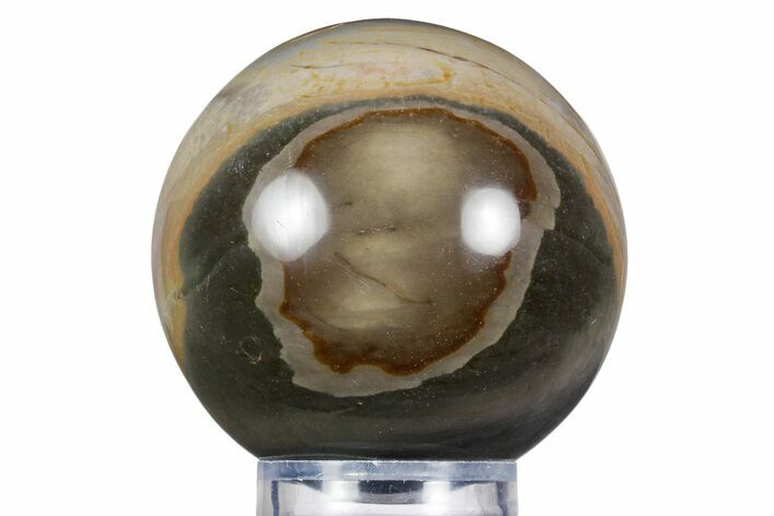 Polished Polychrome Jasper Sphere - Madagascar #358983